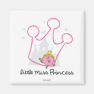 Kleine Prinzessin   Riesige rosa Krone Magnet