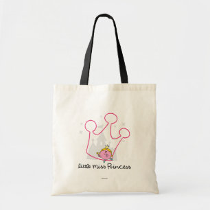 Kleine Prinzessin Riesige rosa Krone Tragetasche