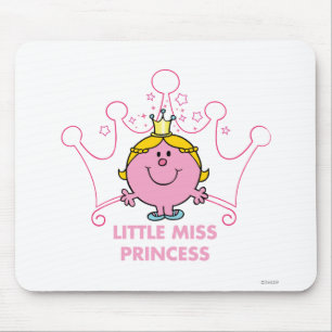 Kleine Prinzessin Rosa fünfzackige Krone Mousepad