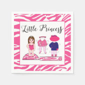 "Kleine Prinzessin" Serviette (Vorderseite)