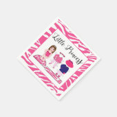 "Kleine Prinzessin" Serviette (Ecke)