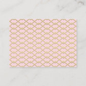 Kleine Prinzessin-Windeln-Raffelkarten, Beförderun Begleitkarte (Rückseite)