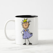 Kleine Prinzessin With Crown Zweifarbige Tasse (Links)