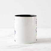 Kleine Prinzessin With Crown Zweifarbige Tasse (Mittel)