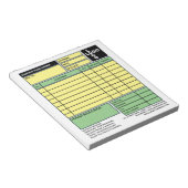 Kleine Pro-Logo-Rechnung/Quote Notizblock (angewinkelt)