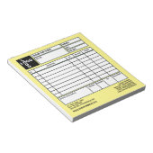 Kleine Pro-Logo-Unternehmen, Rechnung/Quote Notizblock (angewinkelt)