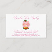 Kleine Pumpkin Baby Duschbücher für Baby Begleitkarte (Vorderseite)