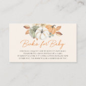 Kleine Pumpkin Baby Duschbücher für Baby Begleitkarte (Vorderseite)