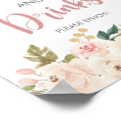 Kleine Pumpkin Baby Dusche Unterschrift für Lebens Poster (Ecke)