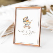 Kleine Pumpkin Baby Duschkarten und Geschenke-Zeic Poster