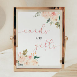 Kleine Pumpkin Baby Duschkarten und Geschenkschild Poster