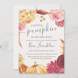 KLEINE PUMPKIN BABY SHOWING EINLADUNG