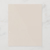 Kleine Pumpkin Budget Kinderdusche Einladung (Rückseite)