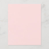 Kleine Pumpkin Budget Kinderdusche Einladung (Rückseite)