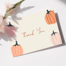 Kleine Pumpkin Fall Wasserfarbe Babydusche