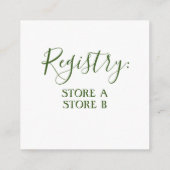 Kleine Pumpkin Kinderdusche Neue Anreise Herbst Begleitkarte (Rückseite)