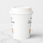 Kleine Pumpkin Niedliche Herbstdusche Pappbecher (Links)