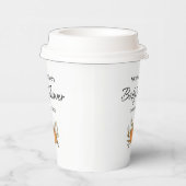 Kleine Pumpkin Niedliche Herbstdusche Pappbecher (Rechts)