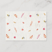 Kleine Pumpkin Truck Kinderdusche Buchanfrage Begleitkarte (Rückseite)