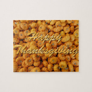 Kleine Pumpkins glücklich Thanksgiving Puzzle