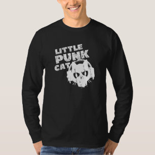 Kleine Punkkatze Punkrocker Mohawk Punker T-Shirt