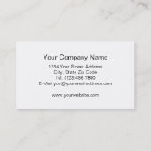 Kleine Punkte auf Gold Beruflich Visitenkarte (Rückseite)