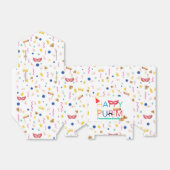 Kleine Purim-Mishloah-Mantel Geschenkschachtel (Ungefaltet)