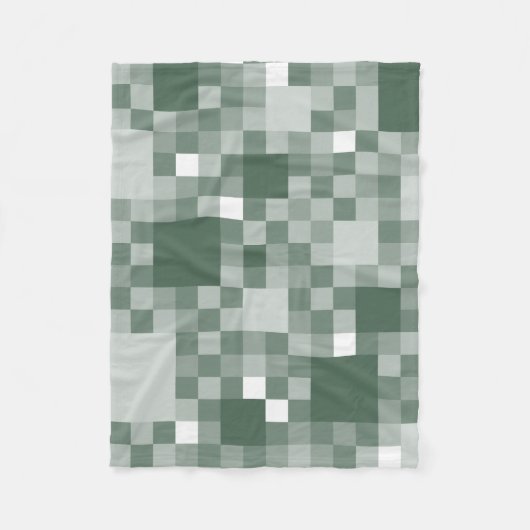 Kleine Quadrate Fleecedecke (Vorderseite)