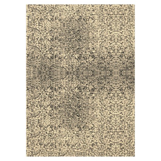 Kleine Quadrate oder Fliesen, Khaki oder Beige, ve Tischdecke (Vorderseite)