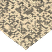 Kleine Quadrate oder Fliesen, Khaki oder Beige, ve Tischdecke (Schrägansicht)