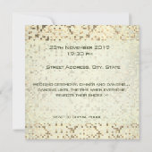 Kleine Quadrate oder Fliesen, verschwommen und bei Einladung (Rückseite)