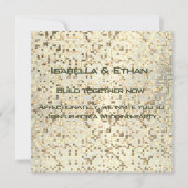 Kleine Quadrate oder Fliesen, verschwommen und bei Einladung (Vorderseite)