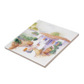 Kleine quadratische Fliese Meditteranean (Seite)