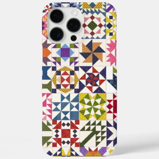 Kleine Quilt-Blocks-Handyhülle - iPhone 16 Pro Max Case-Mate iPhone Hülle (Rückseite)