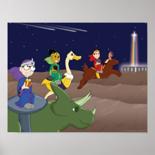 Kleine Rainbow-Comicen: Folgen Sie Ihrem eigenen S Poster