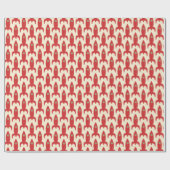 Kleine Raketen Retro Mitteljahrhundert Modernes At Geschenkpapier (Flach)