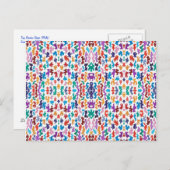 Kleine Random Shapes Multi Postcard Postkarte (Vorne/Hinten)