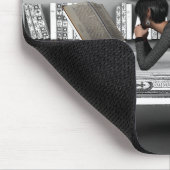 Kleine rat de Bibliothèque (Bücherwurm) Mousepad (Ecke)