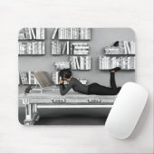 Kleine rat de Bibliothèque (Bücherwurm) Mousepad (Mit Mouse)