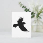 KLEINE RAVEN POSTKARTE (Stehend Vorderseite)