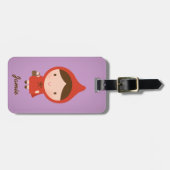 Kleine Red Riding Hood Fairytale für Mädchen Gepäckanhänger (Vorderseite horizontal)