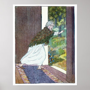 Kleine Red Riding Hood: Oma lief aus Poster