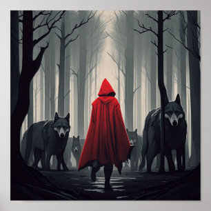 Kleine Red Riding Hood Poster
