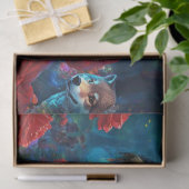 Kleine Red Riding Hood & The Wolf Decoupage Seidenpapier (Geschenk)