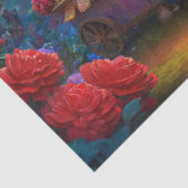 Kleine Red Riding Hood & The Wolf Decoupage Seidenpapier (Detail)