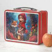 Kleine Red Riding Hood & The Wolf Metall Brotdose (Beispiel)