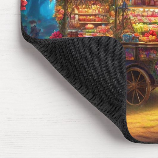 Kleine Red Riding Hood & The Wolf Mousepad (Ecke)