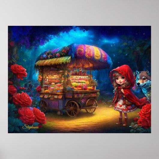 Kleine Red Riding Hood & The Wolf Poster (Vorne)