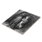 Kleine Red Riding Hood trifft auf den großen Bad W Fliese (Seite)