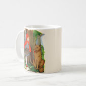 Kleine Red Riding Hood und der Wolf Kaffeetasse (Vorderseite Links)